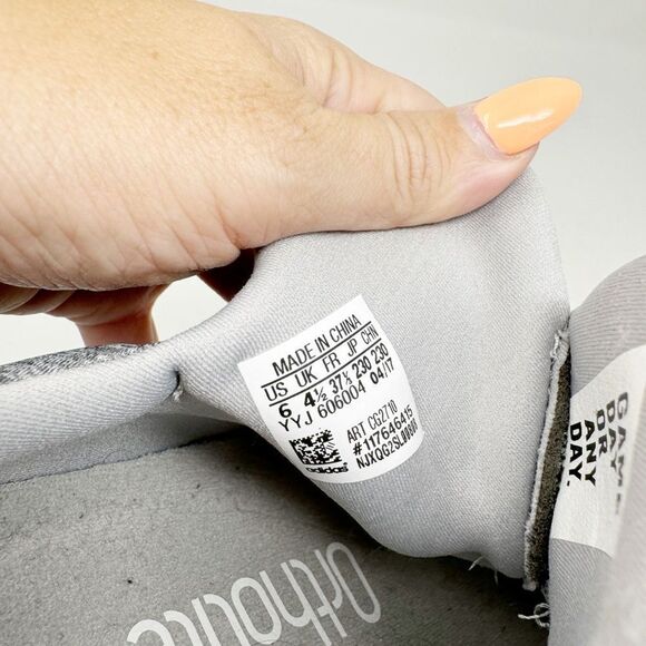 ADIDAS | Cloudfoam Ortholite Gray & Black 24/7 Training Sneakers Women’s Size 6 - Picture 11 of 13